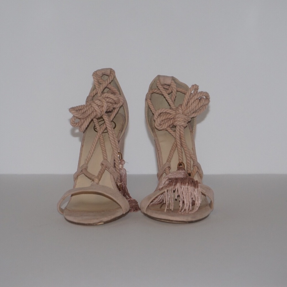 Nude Missguided Block Heels